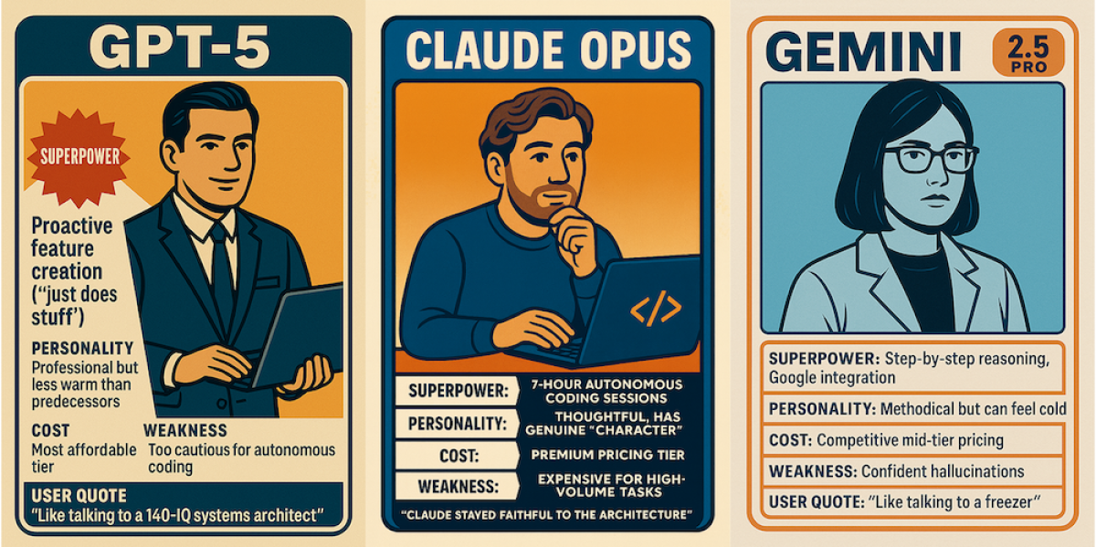 You can create AI model cards in your own style using ChatGPT's image generator.